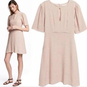 H&M Crepe Blush Dress size 6